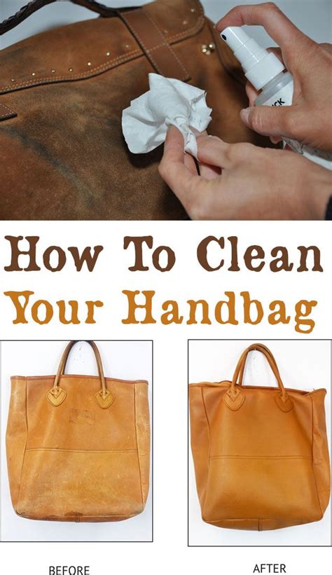 How To Clean Your Handbag - Simple Tips for You | Handbag, Leather bag ...