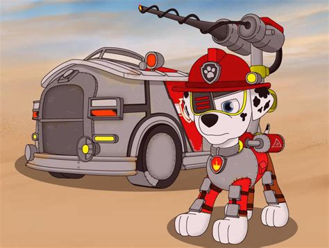 PAW PATROL:Marshall (mad max style) by skolpion on DeviantArt ...