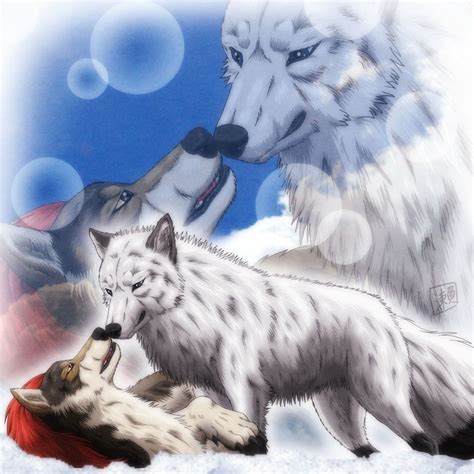 Wolf Couple by SheltieWolf on DeviantArt