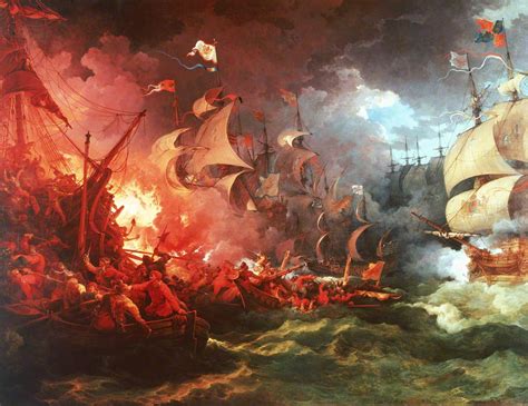 Defeat of the Spanish Armada, 8 August 1588 | Art UK