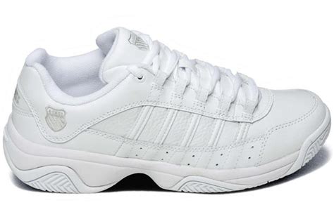 K-Swiss Womens Outshine All Court Tennis Shoes - White - Tennisnuts.com