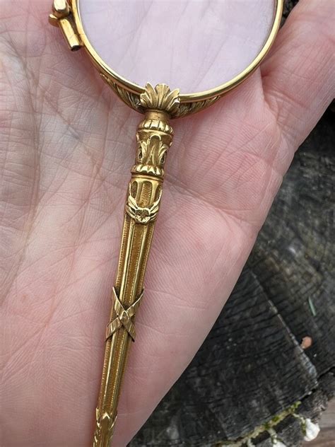 Art Nouveau Lorgnette, Gold Lorgnette, Gold Opera Gla… - Gem