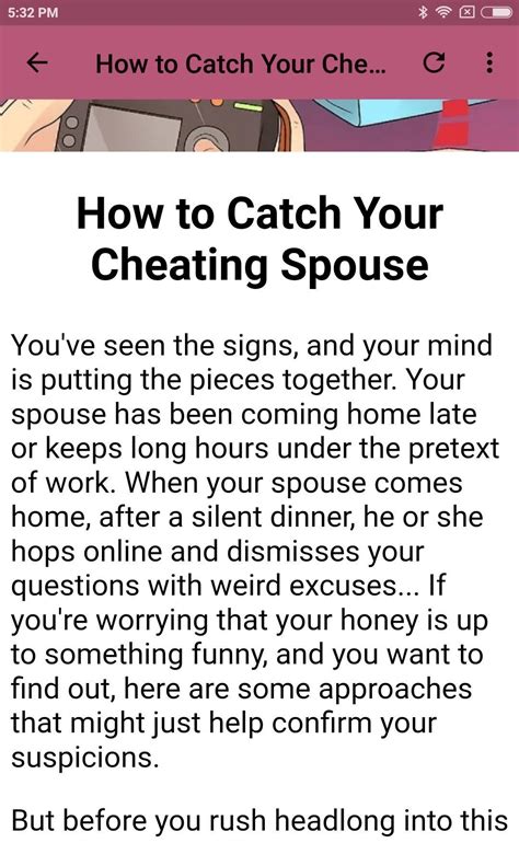 HOW TO CATCH A CHEATER for Android - APK Download