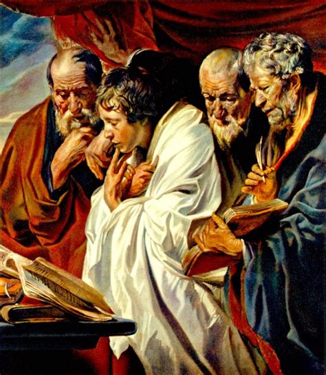 The Four Evangelists by Jacob Jordaens - Art Renewal Center