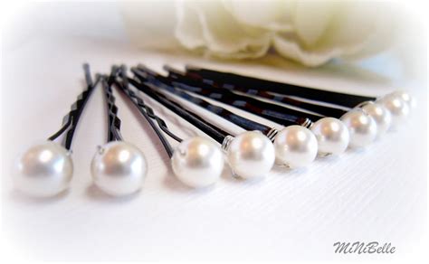 Bridal Hair Pins. Pearl Bridal Hair Pins. Simple Pearl Hair - Etsy