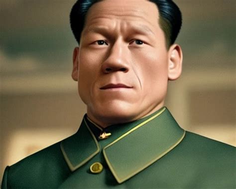 John Cena as Mao Zedong, portrait (basically, Zhong Xina) : r/weirddalle