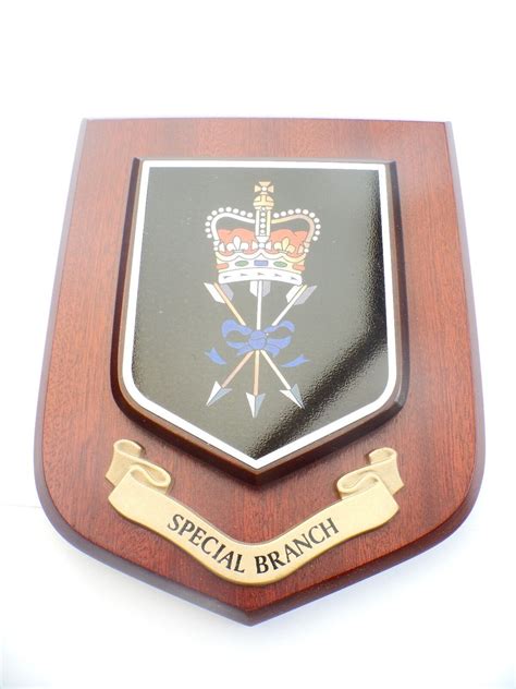 Special Branch Police Wall Plaque UK Made for MOD | eBay