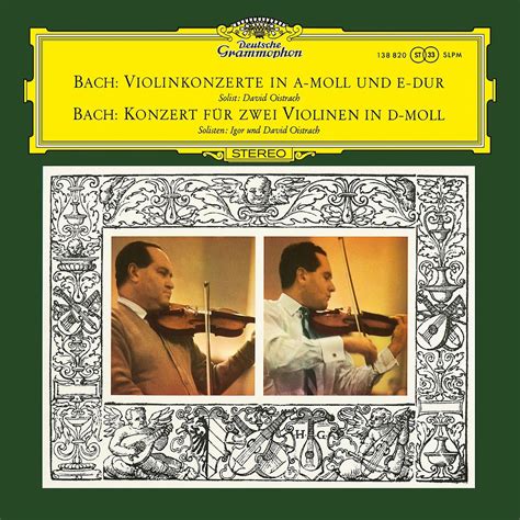 Product Family | BACH Violin Concertos / David & Igor Oistrach