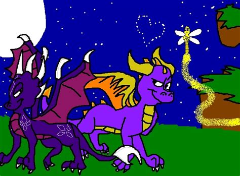 spyro love cynder - Spyro The Dragon Fan Art (16070089) - Fanpop