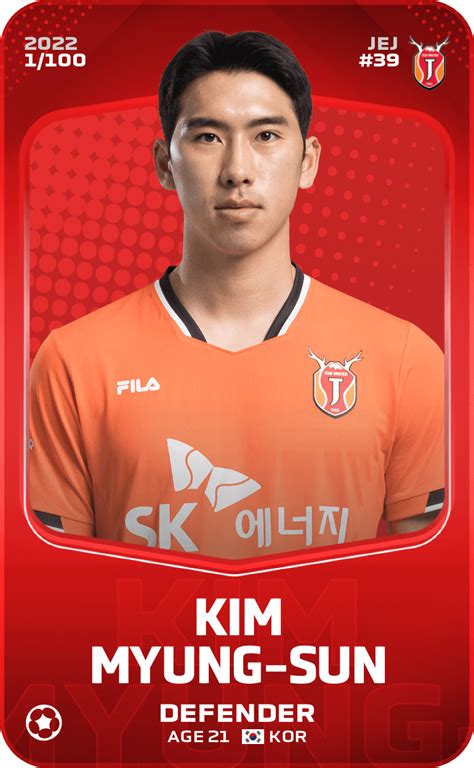 Rare card of Kim Myung-Sun - 2022 - Sorare
