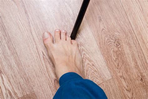 Kicking a Toe on a Chair Leg Closeup Stock Photo - Image of pedicure, floor: 201446344