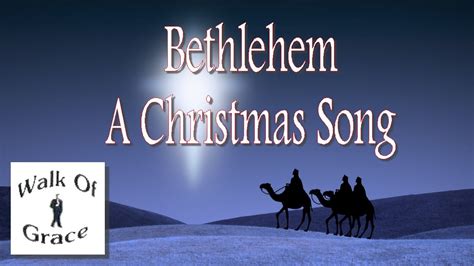 Bethlehem - Christmas Song (Carman Cover) with Lyrics - YouTube