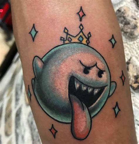 King Boo Tattoo a mi estilo #Gamers #Kingamers #Supermario # ...