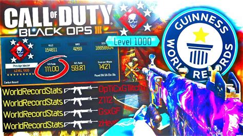 BLACK OPS 3 WORLDS HIGHEST STATS! - CALL OF DUTY BO3 MULTIPLAYER GAMEPLAY! (#1 BLACK OPS 3 KD ...