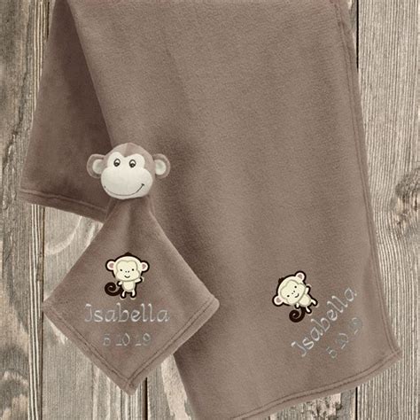 Monkey Baby Blanket - Etsy