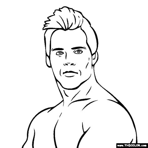 wwe Free Online Coloring Pages | TheColor.com