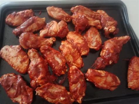 cooking some bbq sauced chicken winglets : r/meat