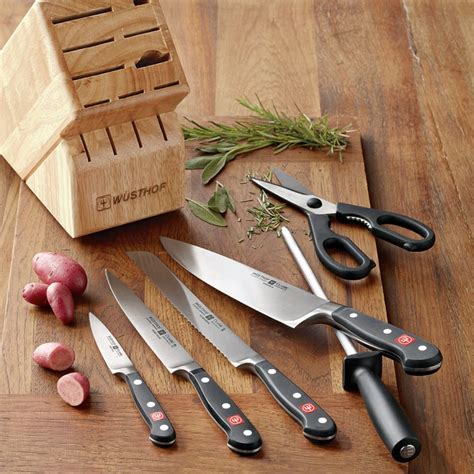 Wüsthof Classic 7-Piece Knife Block Set | Williams Sonoma