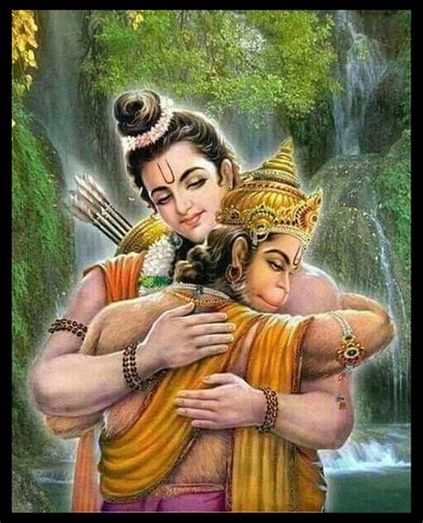 Lord Ram And Hanuman