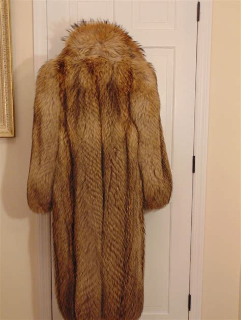 Finnish Raccoon Full Length Fur Coat-luxury Finnish Raccoon - Etsy