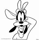 Goofy coloring Pages  Coloring For Kids Disney sketch template