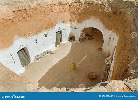 Traditional House of Berbers in the Atlas Mountains in Tunisia Stock ...