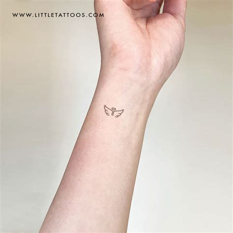 Tổng hợp Tattoo small angel wings với sức hút độc đáo