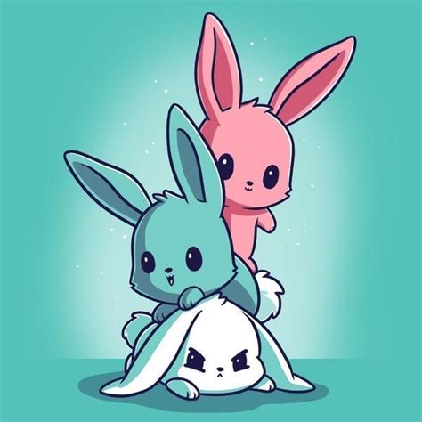 Cute Kawaii Animals, Cute Animal Drawings Kawaii, Cute Cartoon Drawings, Kawaii Art, Bunny ...