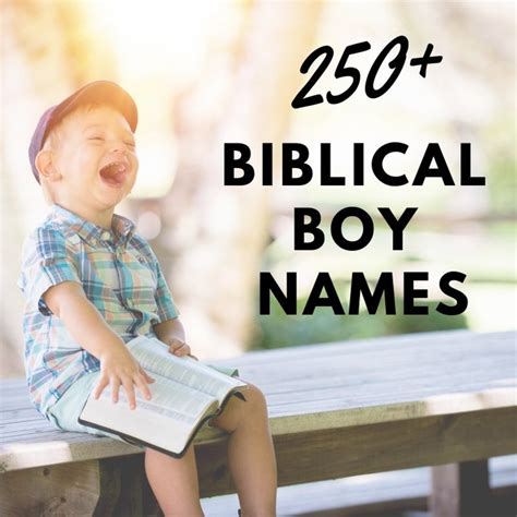 250+ Biblical Boy Names With Meanings - WeHaveKids