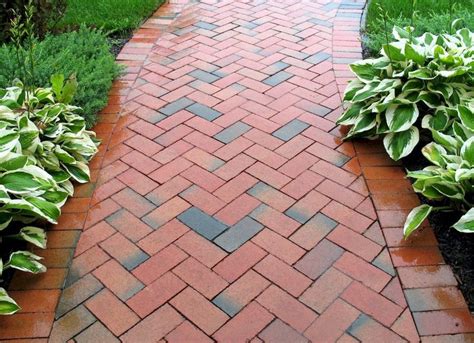 50 Vintage red Brick Ideas for Your Garden | Brick sidewalk, Walkway landscaping, Brick patios