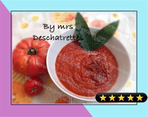 Homemade tomato paste Recipe - Low calorie recipes