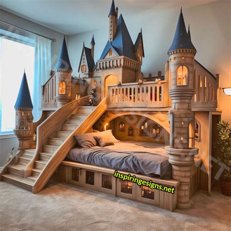 These Giant Harry Potter Hogwarts Castle Kids Beds Bring the Wizarding World To Your Bedroom ...