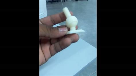 3d printed ball joint - YouTube