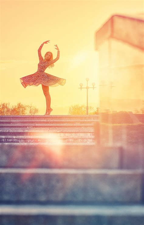 Download Ballet Dancer Woman Black Sunset Wallpaper | Wallpapers.com