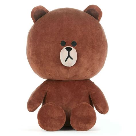 Authentic Line Friends Brown Season5 Sitting Jumbo 43cm 16.9in Plush ...