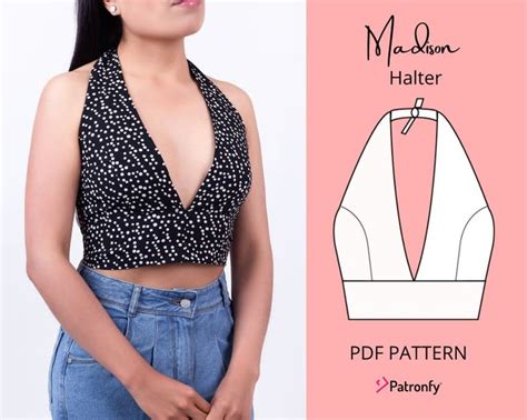 Free Halter Top Sewing Pattern This Tutorial Will Show You Some Of The Best Crop Top Sewing ...