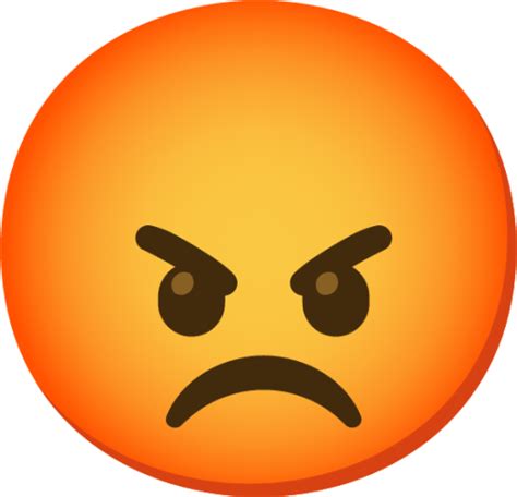 "pouting face" Emoji - Download for free – Iconduck