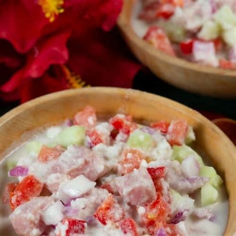 Ota Ika A Tongan Raw Fish Salad - International Cuisine