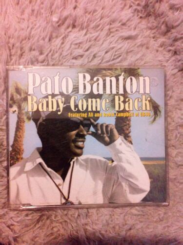 Pato Banton, Baby Come Back - 1994 CD single | eBay