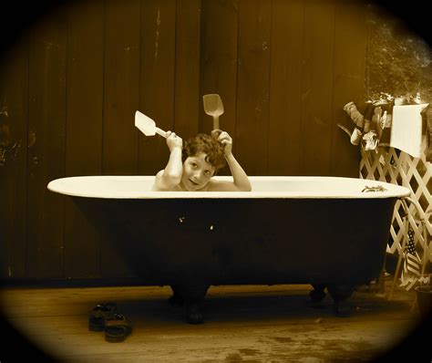 Boy In Tub Free Stock Photo - Public Domain Pictures