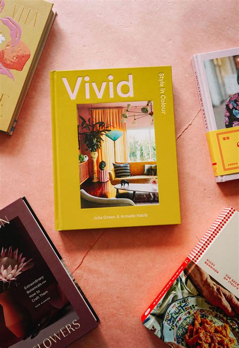 vivid: style in color pretty coffee table books shop wallflower ...