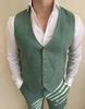 3 Piece Linen Goodwood Sage Green Suit | Ascot | Derby | Cheltenham ...