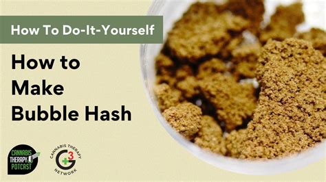 #DIY: How To Make Bubble Hash - YouTube