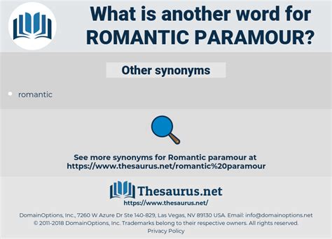 ROMANTIC PARAMOUR: 1 Synonyms | Thesaurus.net