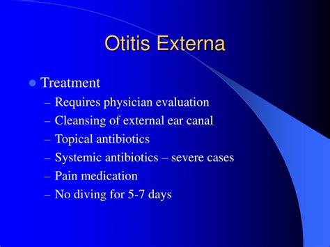 PPT - OTITIS EXTERNA AND DIVING PowerPoint Presentation, free download ...