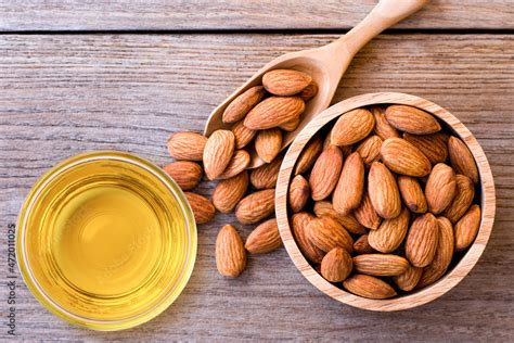 Almond oil Stock Photo | Adobe Stock