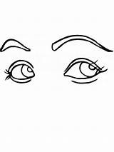 Eyes coloring Pages sketch template