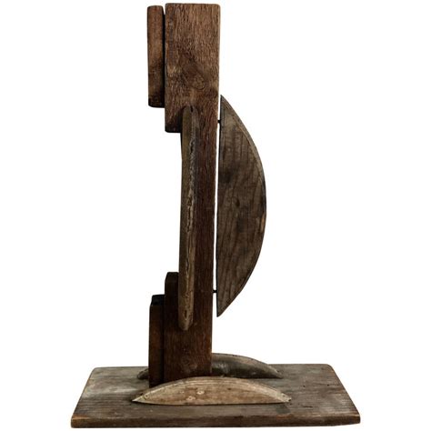 Constructivist Bauhaus Wood Sculpture by Yuri Suhl at 1stDibs | bauhaus sculpture, sculpture ...