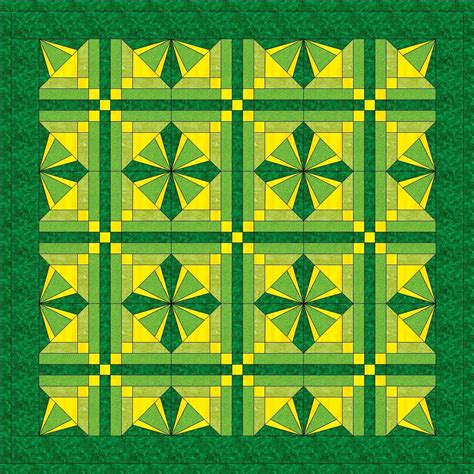 irish star quilt: like the block, the setting and the illusion of irregular outer edge...smart ...