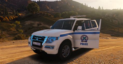 Greek Police Mitsubishi Shogun 4x4 - GTA5-Mods.com